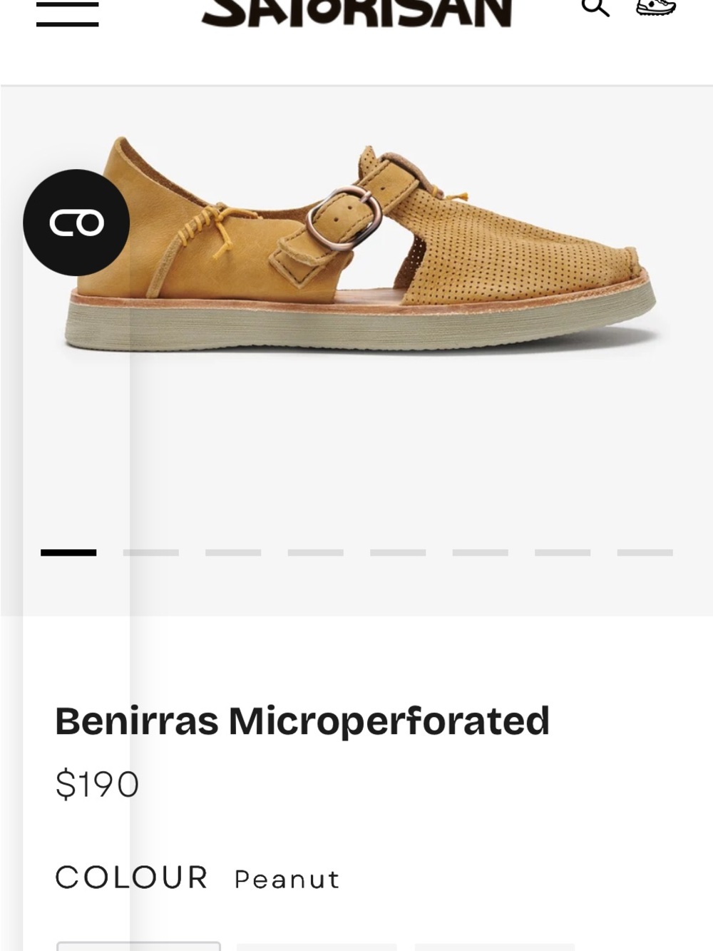 Satorisan Sandal in Peanut